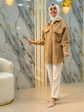 NY MEHLİKA KUZU GÖMLEK (CEKET) 5355