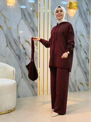 NY MEHLİKA ÇANTALİ SİMLİ 3'LÜ TAKIM 25051