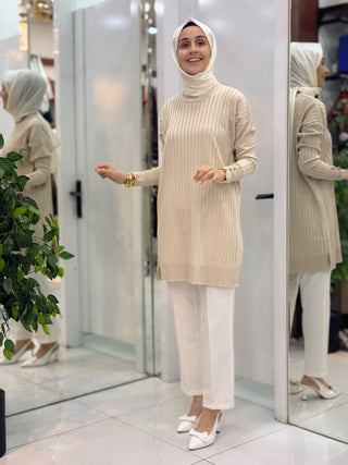 NY MEHLİKA FİTİLLİ SOĞUK İP TUNİK 3170