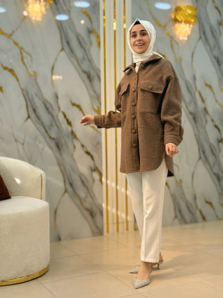 NY MEHLİKA KUZU GÖMLEK (CEKET) 5355