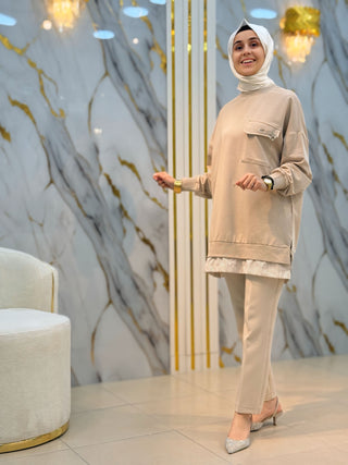 PUANE TASARIM İĞNE DETAYLI TUNİK 10720