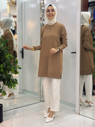 NY MEHLİKA FİTİLLİ SOĞUK İP TUNİK 3170