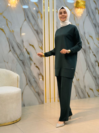 LARCH PANTOLONU CİMALI İKİ İP ELMAS KUMAŞ TAKIM 1083