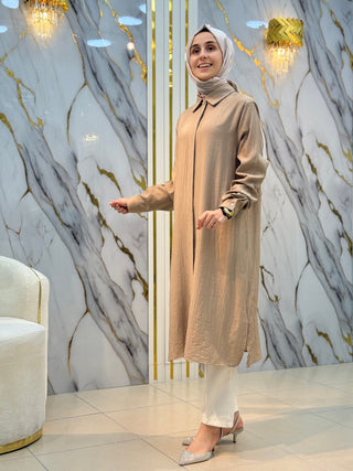 KADO UZUN BOY DÜĞMELİ TUNİK 262228