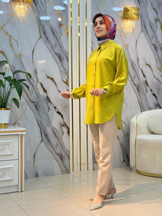 NY MEHLİKA BASIC DÜZ GÖMLEK 2893