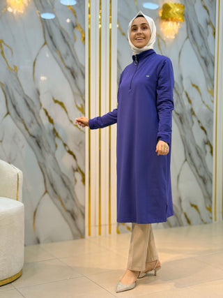 KADO YAKA FERMUARLI RİBANALI TUNİK 257322