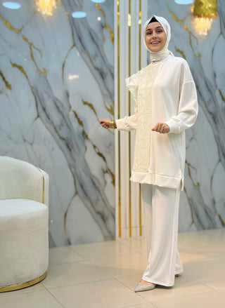 LARCH CİMALI BOL PAÇA OYSHO PANTOLON 1066