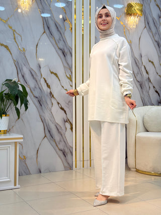 NY MEHLİKA LAZER KESİM CEP DETAYLI OYSHO TAKIM 8118