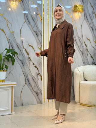 LARCH ÇİLEK CEPLER DÜĞME DETAYLI KAP (GİY ÇIK) 1099