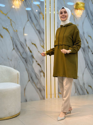 ARMİNE TREND KAPİŞONLU TUNİK 25KT462