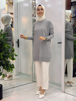 NY MEHLİKA FİTİLLİ SOĞUK İP TUNİK 3170