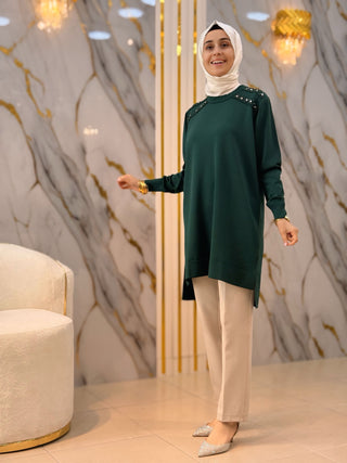 KADO OMUZ ZIMBALI TRİKO TUNİK 2725008