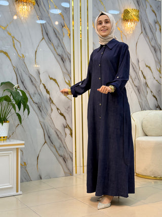 LARCH ÇİLEK DÜĞMELİ ELBİSE 1102