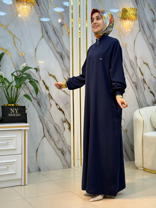 KADO DİK YAKA FERMUARLI LİNDA ELBİSE 251292