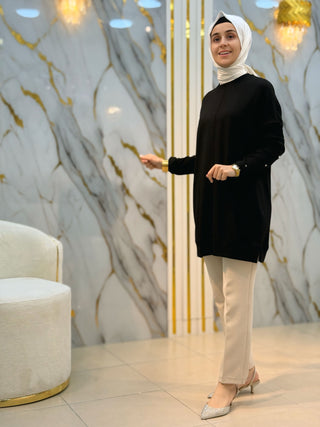 KADO KOLLARI DÜĞMELİ TUNİK 9520