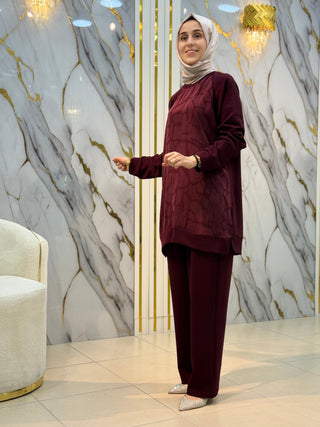 NY MEHLİKA KUPRA DESEN DETAYLI TAKIM 2952