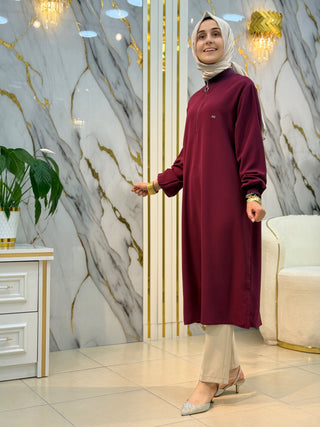 KADO DİK YAKA FERMUARLI LİNDA TUNİK 251491