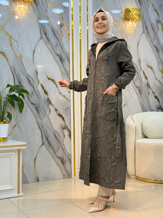 LARCH PARAŞÜT KAPİŞONLU ÜSTTEN CEP DETAYLI KAP (GİY ÇIK) 1094