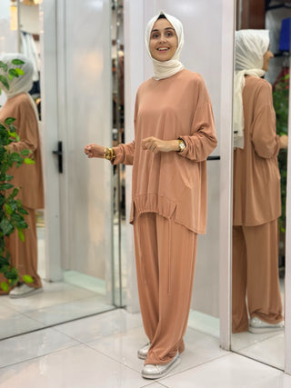 İKOLL PANTOLONLU PİKE TASARIM TAKIM 34319