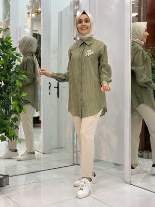 KADO ÇİÇEK DETAY TUNİK 251360
