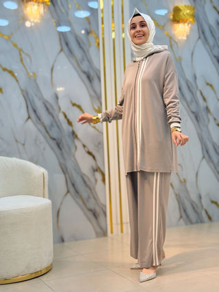 KADO ÇİZGİLİ CEKETLİ OYSHO 2'Lİ TAKIM 257402