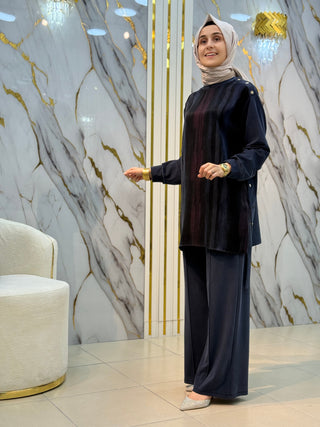 TRİPEN KUPRA VE DÜĞME DETAYLI 2'Lİ TAKIM 3453