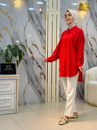 NY MEHLİKA BASIC DÜZ GÖMLEK 2893