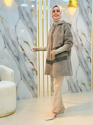 NY MEHLİKA DERİ DETAY TASARIM KABAN 70096