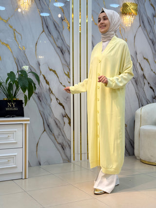 PUANE DÜĞMELİ UZUN HIRKA 10696