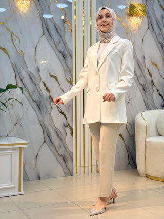 ESSE KOLU ARMALI BLAZER CEKET 6001