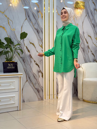 NY MEHLİKA BASIC DÜZ GÖMLEK 2893