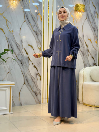 LARCH FERMUAR VE ÇITÇIT DETAYLI 2'Lİ TAKIM 1116