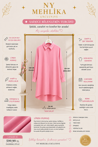 LAMELİF STORE BAĞLAMALI TUNİK 7731