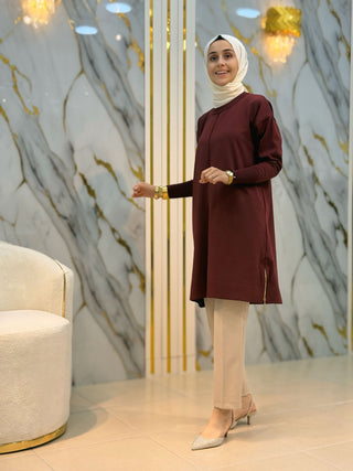KADO YANI FERMUARLI TRİKO TUNİK 2725013