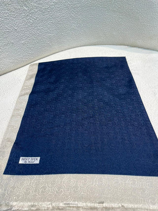HİNT İPEK MONOGRAM ŞAL 1087