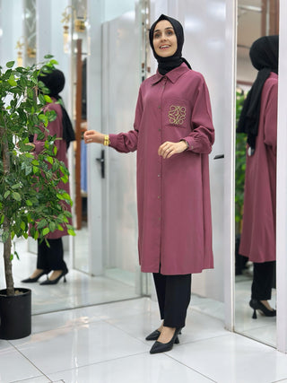 KADO TENSEL CUBRA CEP TAŞ DETAYLI 110 CM TUNİK 251249