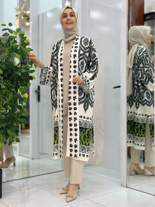 İKOLL DESENLİ KİMONO 32321