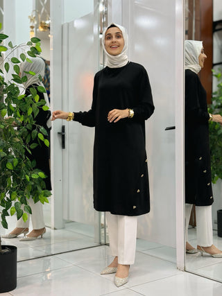 KADO DÜĞME DETAY UZUN TUNİK 251488