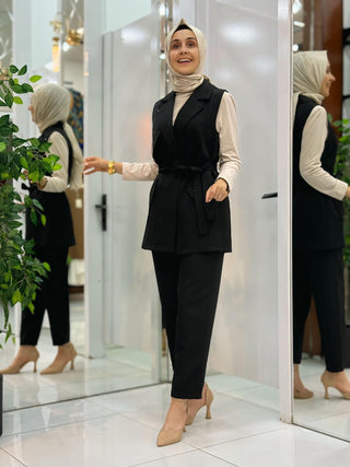 NY MEHLİKA BEL BAĞLAMALI TASARIM  2'Lİ TAKIM 7235