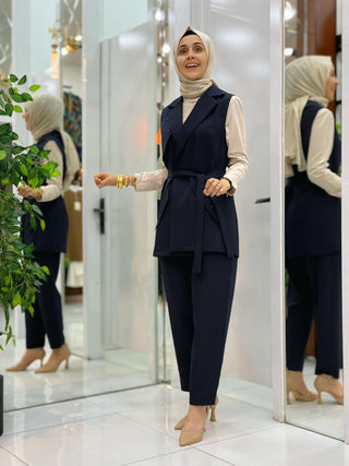 NY MEHLİKA BEL BAĞLAMALI TASARIM  2'Lİ TAKIM 7235