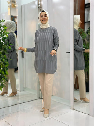 MEHLİKA SOĞUK İP TUNİK 3174