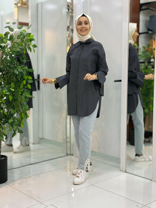 PUANE BASIC CEPLİ GÖMLEK 10688
