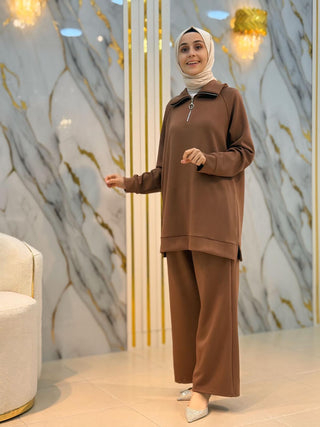 NY MEHLİKA YAKA FERMUARLI 2'Lİ TAKIM 30301