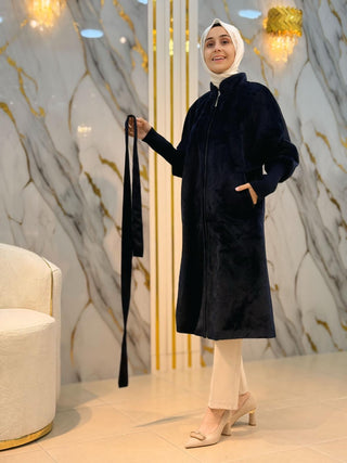 NY MEHLİKA BEL KEMERLİ ANGORA KABAN 70040