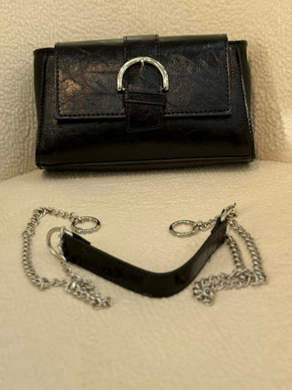 NY MEHLİKA KAPAKLI ZİNCİR ASKILI ÇANTA 3023