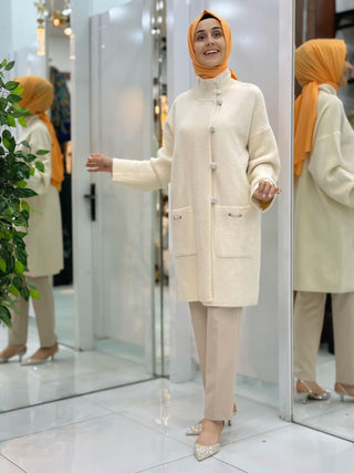 MEHLİKA ANGORA CEPLİ CEKET 141784