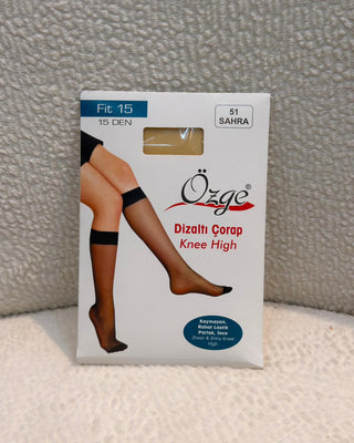 ÖZGE DİZ ALTI TÜL ÇORAP SAHRA 51