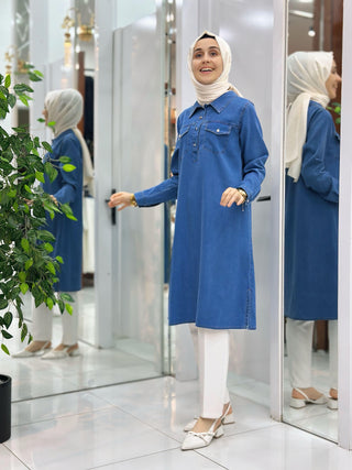 ALESYA TENSEL KOT TUNİK 4888