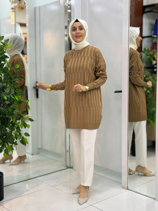 MEHLİKA SOĞUK İP TUNİK 3174