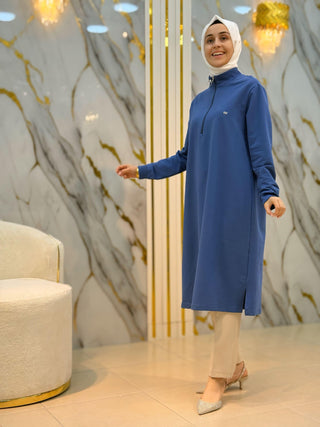 KADO YAKA FERMUARLI RİBANALI TUNİK 257322